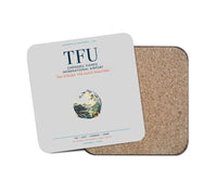 Thumbnail for Chengdu Tianfu International Airport (TFU) design on light gray 1 piece coaster