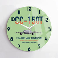Thumbnail for Airbus CC-150T Polaris design on light green no frame wall clock