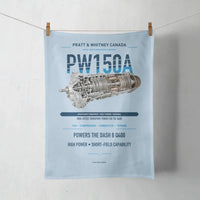 Thumbnail for PW150A design on light blue towel