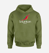 Thumbnail for Sri Lankan Airlines logo printed on green army hoodie