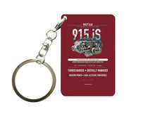 Thumbnail for 915 iS Key Chain design on dark red key chain