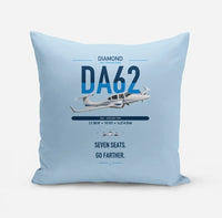 Thumbnail for Diamond DA62 design on light blue pillow
