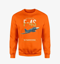 Thumbnail for F-4S Phantom II design on orange sweatshirt