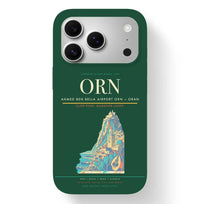 Thumbnail for Oran Airport (ORN) design on dark green iPhone 17 Pro MagSafe case