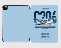 Thumbnail for Cessna 206 Stationair design on light blue ipad tablet case