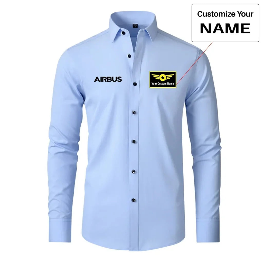 Customisable Airbus & Text Shirt - view 5