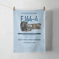 Thumbnail for FJ44-4 design on light blue towel