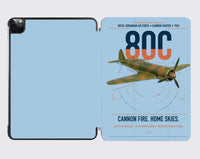 Thumbnail for IAR 80C design on light blue ipad tablet case