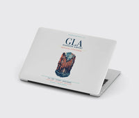 Thumbnail for Glasgow Airport (GLA) design on light gray MacBook case