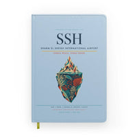 Thumbnail for Sharm El Sheikh International Airport (SSH) design on light blue notebook