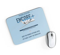 Thumbnail for Cessna Citation Encore+ design on light blue rectangle mouse pad