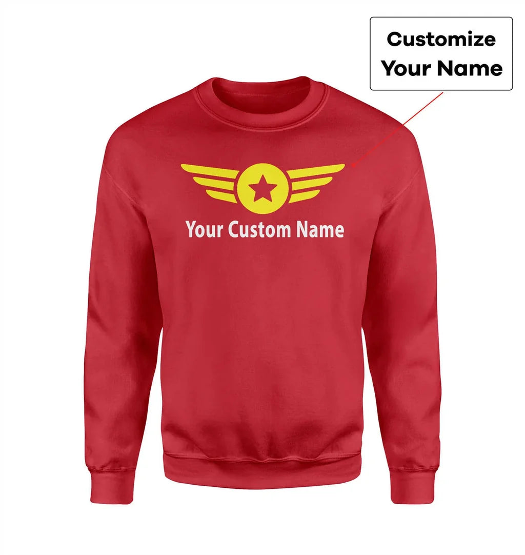 Customisable Name & Big Badge 3D Sweatshirt - view 5