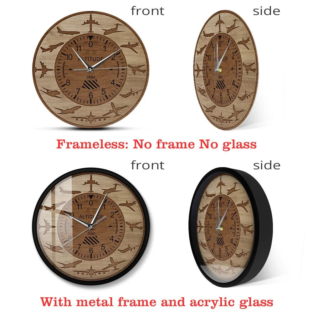 Amazing Altitude & Airplane Wall Clock - view 6