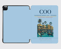 Thumbnail for Cadjehoun Airport (COO) design on light blue ipad tablet case