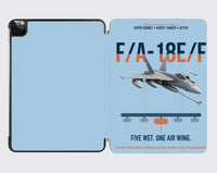 Thumbnail for F A-18E F Buddy Tanker design on light blue ipad tablet case