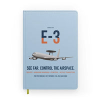 Thumbnail for E-3 Sentry AWACS design on light blue notebook