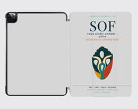 Thumbnail for Vasil Levski Airport – Sofia (SOF) design on light gray ipad tablet case