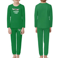 Thumbnail for The Cessna 152 children pajamas - Green