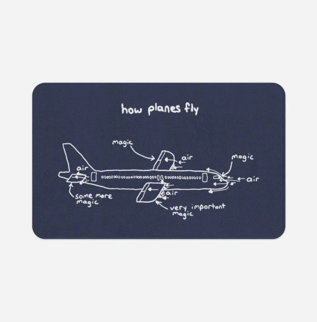 How Planes Fly Bath Mat - view 5
