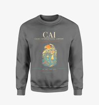 Thumbnail for Cairo International Airport CAI Sweatshirt - Gray
