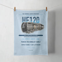 Thumbnail for HF120 design on light blue towel