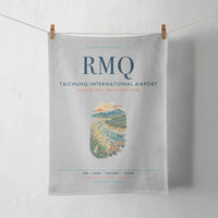 Thumbnail for Taichung International Airport (RMQ) design on light gray towel