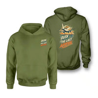 Thumbnail for SIGNAL 644 - Dusk Belongs To The Last Arrival - Double-Side Hoodie design on green army double side hoodie