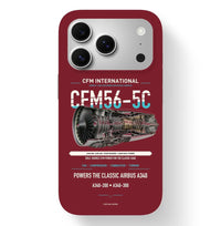 Thumbnail for CFM56-5C Case design on dark red iphone case