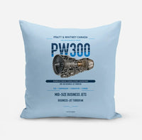 Thumbnail for PW300 design on light blue pillow