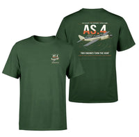 Thumbnail for Fairey Gannet AS.4 design on dark green t-shirt, double-side print