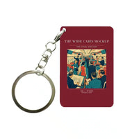 Thumbnail for VINTAGE G4467 - The Wide Cabin Mockup - Designed Key Chain design on darkred