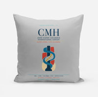 Thumbnail for John Glenn Columbus International Airport (CMH) design on light gray pillow