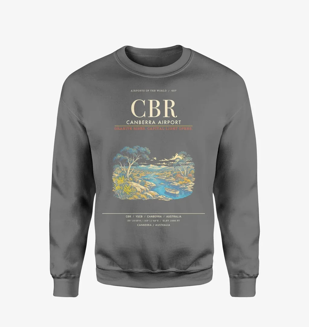 Canberra Airport CBR Sweatshirt - Gray