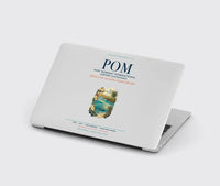 Thumbnail for Port Moresby International Airport (POM) design on light gray MacBook case