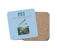 Thumbnail for Matecaña International Airport (PEI) design on light blue 1 piece coaster