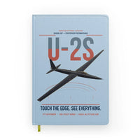 Thumbnail for U-2S Dragon Lady design on light blue notebook