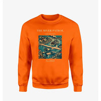 Thumbnail for VINTAGE G4050 - The River Patrol - Designed Sweatshirts design on orange