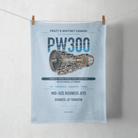 Thumbnail for PW300 design on light blue towel