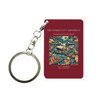 Thumbnail for VINTAGE G4404 - The Market Day Amphibian - Designed Key Chain design on darkred