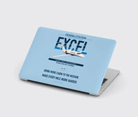 Thumbnail for Cessna Citation Excel design on light blue MacBook case