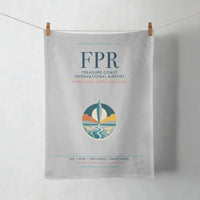 Thumbnail for Treasure Coast International Airport (FPR) design on light gray towel