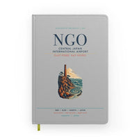 Thumbnail for Central Japan International Airport (NGO) design on light gray notebook