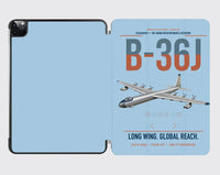 Thumbnail for B-36J Peacemaker design on light blue ipad tablet case