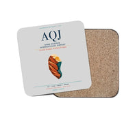 Thumbnail for King Hussein International Airport (AQJ) design on light gray 1 piece coaster
