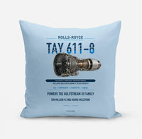 Thumbnail for TAY 611-8 design on light blue pillow