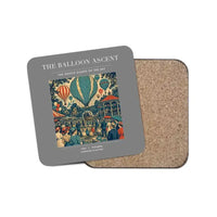 Thumbnail for The Balloon Ascent - Designed Coasters design on gray 1-piece