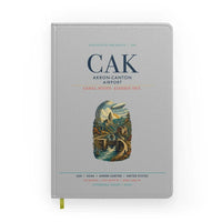 Thumbnail for Akron-Canton Airport (CAK) design on light gray notebook