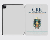 Thumbnail for Clark International Airport (CRK) design on light gray ipad tablet case