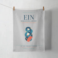 Thumbnail for Eindhoven Airport (EIN) design on light gray towel