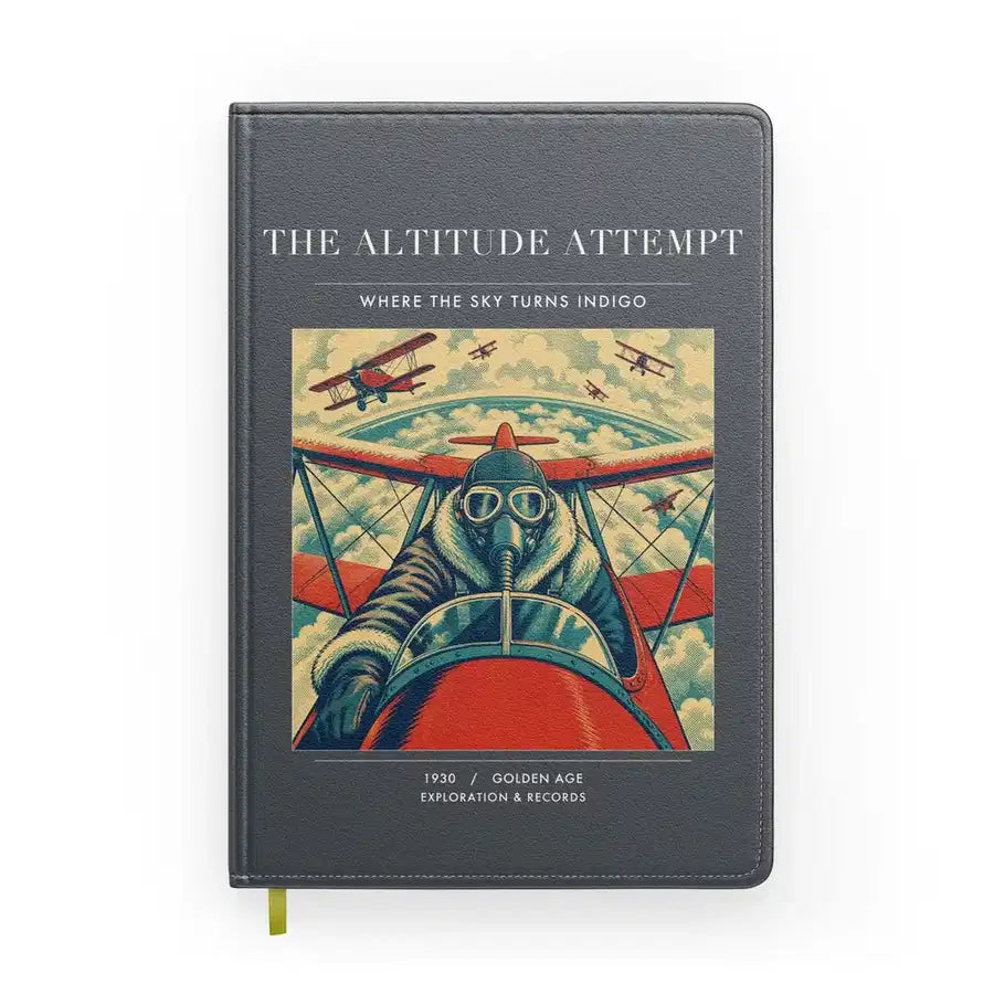 VINTAGE G4202 - The Altitude Attempt - Designed Notebooks design on gray